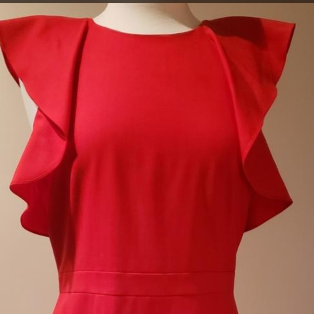 J. Crew Red Dress- good for work/office/party!